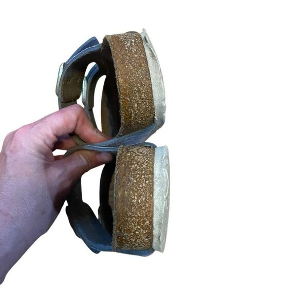 Birkenstock Arizona Sandals – Size 39 (US 8-8.5), Double Strap Shiny Python - Picture 6 of 9